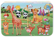 将图片加载到图库查看器，New 60 Pieces Wooden Toys Puzzle Kids Toy Cartoon Animal Wood Toys Puzzles For Child Early Educational Learning Toys for Children
