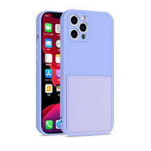 Load image into Gallery viewer, Simple Wallet Case For iphone Silicone Case For iphone 13 12 11 Pro Max Mini With Card Holder Cover Classic Silicone Full Protection Anti-Scratch Shockproof Case
