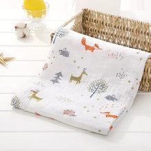 Load image into Gallery viewer, Muslin 100% Cotton Baby Swaddles Soft Newborn Blankets Bath Gauze Infant Wrap Sleep sack Stroller .
