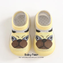 将图片加载到图库查看器，Baby Shoes First Shoes Toddler First Walkers Boy Soft Sole Rubber Outdoor Baby Shoes Cute Animal Baby Anti-slip Booties
