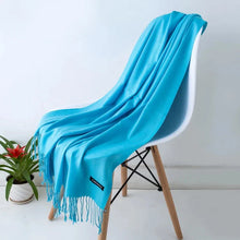 Load image into Gallery viewer, 2022 Tassel Women’s Scarf – Designer Shawl, Wrap &amp; Hijab Pashmina
