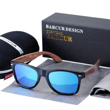 Load image into Gallery viewer, Wood Elegant Modern Classic Universal Men and Woman Sunglasses With Polarized  Glasses and UV400 Protection
