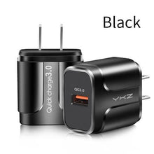 Load image into Gallery viewer, Mobile Phone Charger Quick Charge QC 3.0 4.0 18W Fast Charging Plug Adapter Wall USB Charger
