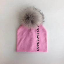 将图片加载到图库查看器，Newborn Kids Cotton Hats Cap With Pom Children's Hat Boy Accessories Toddler Caps
