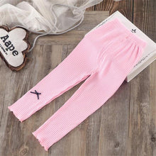 Load image into Gallery viewer, Newborn Baby Girls Pants Thin Spring Autumn Kids Girls Long Trousers Bow Girls Leggings Children Pants

