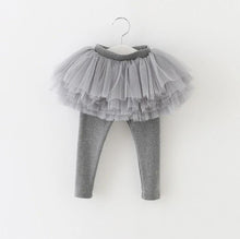 Load image into Gallery viewer, New Modern Baby Girls Leggings Toddler Girl Fall Clothes Pants Ballet Trousers for Kids Winter Warm Comfortable Leggings with Skirt
