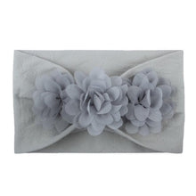 将图片加载到图库查看器，Lace Flower Baby Headbands For Girls Elastic Head Wraps Head Band Hair Accessories Bow For Girls Kids
