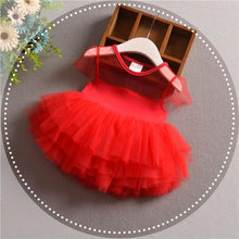 Load image into Gallery viewer, Pink Baby Luxury Bodysuit Infant Girls Princess Puffy Dress Baby Gown Party Wedding Excellent Girls Gift
