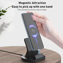 Load image into Gallery viewer, 66W Magntic Charging Dock For HUAWEI For Samsung For XiaoMi Mobile Phone Stand 15W Wireless Charger For Amazfit GTR GTS
