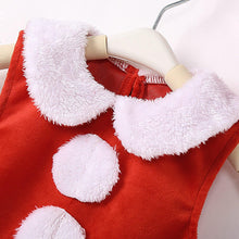 Load image into Gallery viewer, Christmas Princess Dress and Bowknot Hat Outfits Newborn  Perfect Gift For Baby Girl
