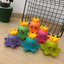 Load image into Gallery viewer, Kids Ocean Life Octopus Stacking Cups Bath Toy Children Play Educational Cute Cartoon Bathroom Toys
