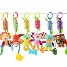 Load image into Gallery viewer, Newborn Baby Plush Stroller Toys Hanging Rattle
