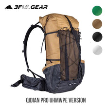Load image into Gallery viewer, 3F UL GEAR QiDian Pro UL Backpack Outdoor Climbing Bag Camping Hiking Bags Qi Dian UHMWPE ultralight
