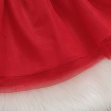 将图片加载到图库查看器，New Dress Baby Girls Christmas Santa Striped Print  Dress And Headband Outfits Children
