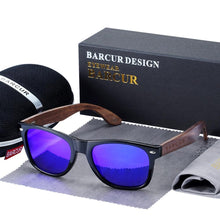 Load image into Gallery viewer, Wood Elegant Modern Classic Universal Men and Woman Sunglasses With Polarized  Glasses and UV400 Protection
