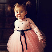 Load image into Gallery viewer, Modern Elegamt Newborn Princess Infant Baby Girl Clothes Polka Dot Tutu Ball Gown Party Dresses For Girls and Babies
