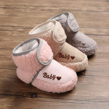 Load image into Gallery viewer, Baby Winter Warm First Walkers Cotton Baby Shoes Cute Infant Baby Shoes Soft Sole Shoe For Toddlers For Boys And Girls

