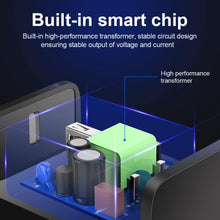 Load image into Gallery viewer, Black 3A Quick Charge 3.0 USB Charger EU Wall Mobile Phone Charger Adapter QC3.0 Fast Charging
