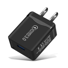 Load image into Gallery viewer, Fast Universal Portable Quick Charge 3.0 4.0 USB Charger 5V 3A Fast Charging Adapter Lightweight Mobile Phone Charger
