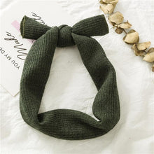 将图片加载到图库查看器，Luxury Modern Designer Baby Headband Girl Knitted Hair Accessories Toddler Knotted Turban Newborn Hair Bows Headwrap
