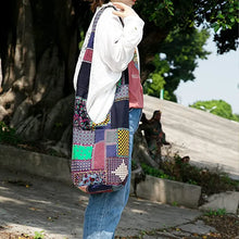 Load image into Gallery viewer, Vintage Hippy Hippie Bohemian Bag Women Shoulder Crossbody Bags Cotton Women's Handbags Books School Travel Bucket Bag
