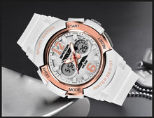 Load image into Gallery viewer, Fashion New Women Sports  Waterproof 50m Watch With Digital LED Ladies Shock Display in  Military Electronic Army Style
