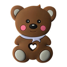 Load image into Gallery viewer, Food Grade Silicone Teethers Animal Fox Koala  Teether  Baby Silicone Chew Charms Kids Teething Gift Toddler Toys
