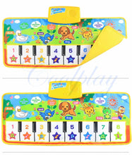Load image into Gallery viewer, Musical Mat With Animal Voice Baby Piano Playing Carpet Music Game Instrument Toys Early Educational Toys For Kids
