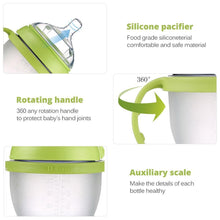Load image into Gallery viewer, Baby Bottle For Milk and Breastmilk Wide Neck Soft Silicone Feeding Container Baby Water Bottle kids Nursing Bottles
