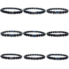 Load image into Gallery viewer, Lava Stone Men Wrist  Bracelet Natural Moonstone Bead Tibetan  Chakra Diffuser Bracelets For Men Jewelry Cool Gifts
