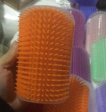 Load image into Gallery viewer, Massager for Cats Pet Products Pets Goods Brush Remove Hair Comb Grooming Table Dogs Care Accessories Things Strip  Soft Cat Massage Brushes Wall Mounted Scraper for Kitten
