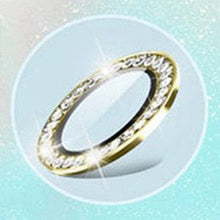 Load image into Gallery viewer, 2023 New Diamond Bling Metal Ring Glass Protective Cap For iPhone 14 13 12 11 Pro Max Mini Camera Lens Circle Protector Paste Tempered Glass Camera Cover Camera Lens Protector
