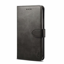 Load image into Gallery viewer, Luxury Red Leather Magnetic Flip Case For Iphone 14 12 13 11 11 Pro Max Xr Xs Max X  Wallet Cover For iphone Leather Wallet Case Card Slots Kickstand Magnetic Buckle Flip Phone Cover
