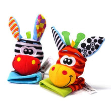 Load image into Gallery viewer, Modern Baby Toy Socks Plush Garden Bug Wrist Rattle Styles Educational Toys Cute Bright Color For Kids
