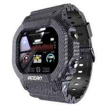 Load image into Gallery viewer, Ocean Army Smart Watch For Menand Woman For  Fitness and Sport With Tracker Blood Pressure Message Push Heart Rate Monitor and Clock Smartwatc For Android
