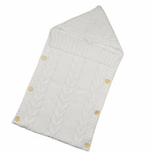 Load image into Gallery viewer, Warm Baby Blanket Knitted Newborn Swaddle Wrap Soft Footmuff Cotton Envelope For Stroller Accessories Blanket Bag
