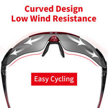 Load image into Gallery viewer, ROCKBROS Cycling Polarized glasses Bike Photochromic Outdoor Sports Sunglasses MTB PC Goggles Eyewear 5/3 Lens Bicycle Accessory
