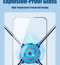 将图片加载到图库查看器，4Pcs Full Cover Screen Protectors for IPhone 13 11 12 Pro Max Mini 13Pro 11Pro 14 PRO XS MAX X XR SE 6S 8 7 Plus Tempered Glass  Ultra Clear Tempered Glass Case Friendly Easy to Install Screen Protector
