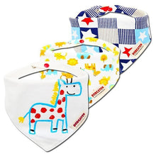 将图片加载到图库查看器，Cartoon Cotton Newborn Baby Boys and Girls Bibs Baby Towel Scarf Children Cravat Infant Kids Scarf
