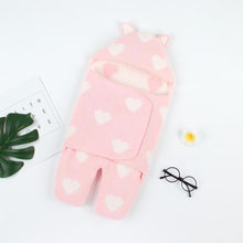 将图片加载到图库查看器，Baby Sleeping Bags Envelope Winter Warm Knitted Sleep sacks for Newborn Infant Stroller Bed Swaddle.
