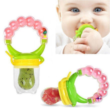 Load image into Gallery viewer, Pacifier Fresh Food Nibbler Silicone Baby Infant Fruit Feeder Toddler Baby Feeding Pacifier For Kids
