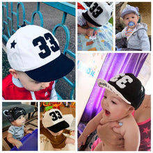 Load image into Gallery viewer, Modern Baby Boy Cap Embroidery Number Baby Baseball Cotton Sun Hat For Boys Sport Cap
