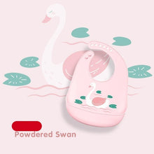 将图片加载到图库查看器，Silicone Baby Eating Bib Children Adjustable Large Boy Girl Saliva Pocket Super Soft Waterproof Bibs For Kids
