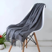 Load image into Gallery viewer, 2022 Tassel Women’s Scarf – Designer Shawl, Wrap &amp; Hijab Pashmina
