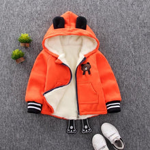 将图片加载到图库查看器，Winter Baby Warm Cotton Coat for Children Outerwear, Newborn Jacket For Infant Clothing For Boys and Girls In Bear Design For Autumn and Winter Season
