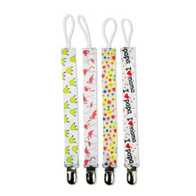 将图片加载到图库查看器，4PCS/SET Infant Pacifier Clips Holder Clip Nursing Teether Clip Nipple Holder Baby Pacifier Clip Soother Holder for Pacifier for Kids and Baby
