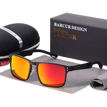 Load image into Gallery viewer, Hot Black Goggle Male Sunglasses Luxury Brand Men Glasses  In Business High Quality Luxury Modern Style With  UV400 Protection
