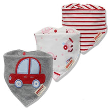 将图片加载到图库查看器，Cartoon Cotton Newborn Baby Boys and Girls Bibs Baby Towel Scarf Children Cravat Infant Kids Scarf
