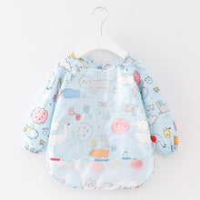 将图片加载到图库查看器，Modern Luxury NEW Baby Cute Cartoon Waterproof Long Sleeve Apron Baby  Feeding Bib for Children Baby and Kids
