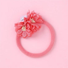 Load image into Gallery viewer, ILuxury Handmade Infant Child Hair Band Three-dimensional Alloy Rhinestone Crown Headdress  Elastic Headband Turban For Baby Girls
